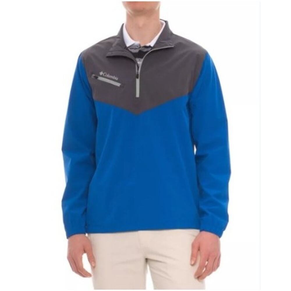 Columbia Mens Wicked Shot Jacket Size 2XL 1/4 Zip Pullover Windbreaker